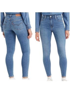Levi's 720 High Rise Super Skinny Women's Denim Blue size 30